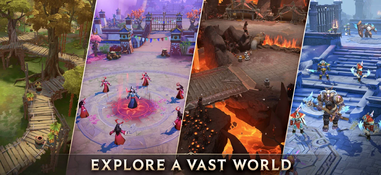 Explore a vast world