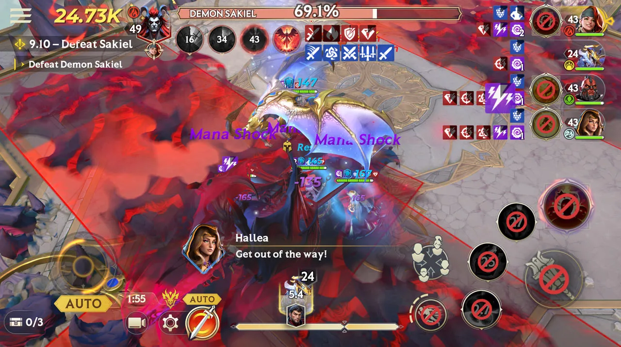 Sakiel – Skill 3 – Cursed Wings