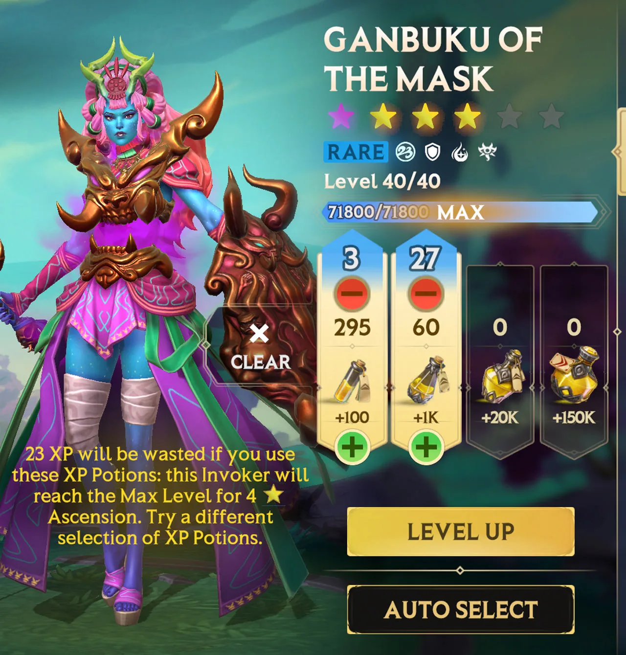 Levelling Up Invokers