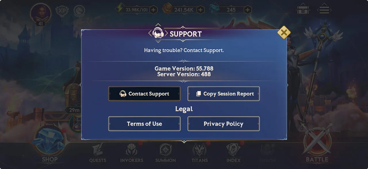 How do I delete my Invokers account?