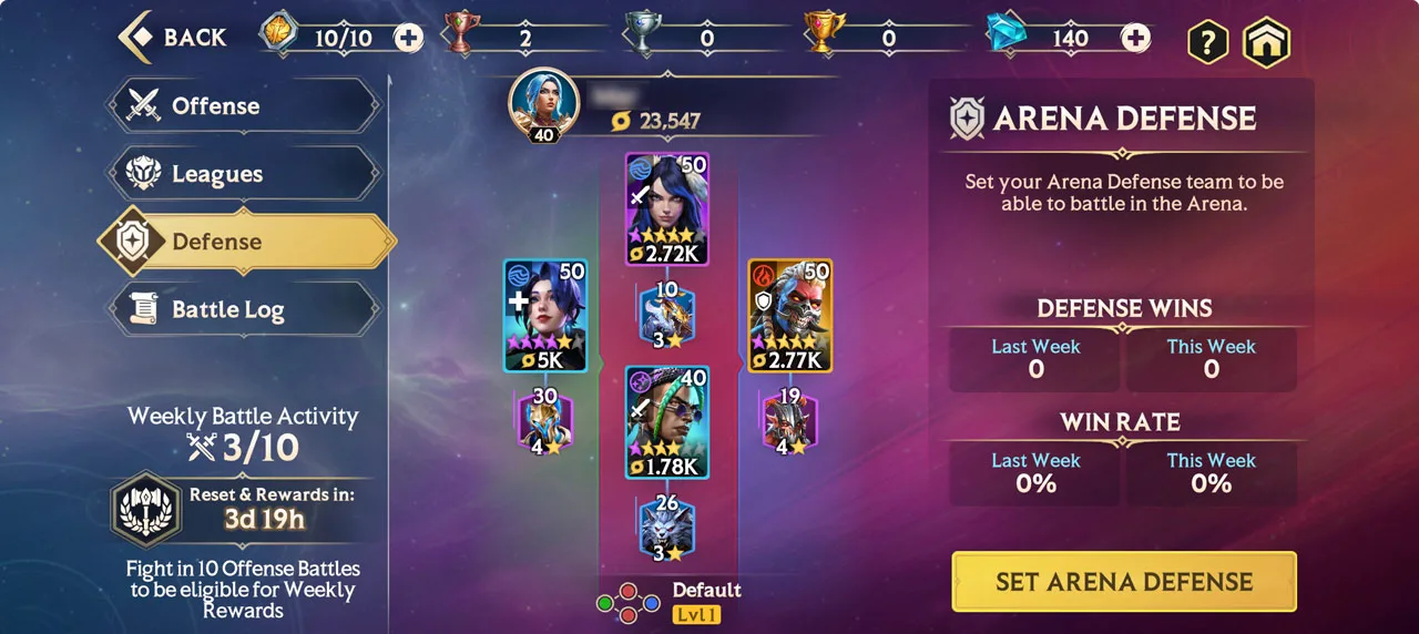 Arena Trophies