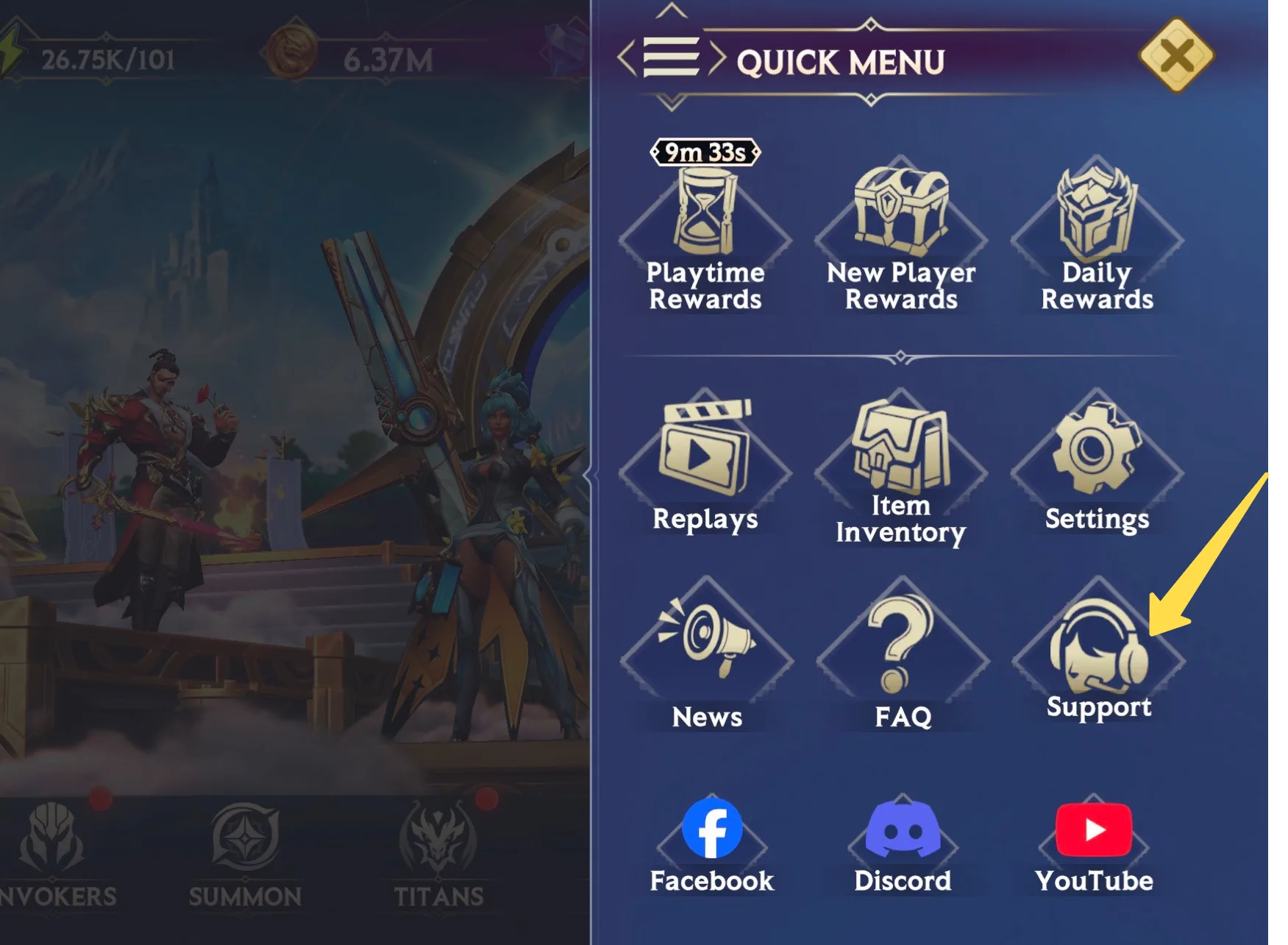 How do I delete my Invokers account?