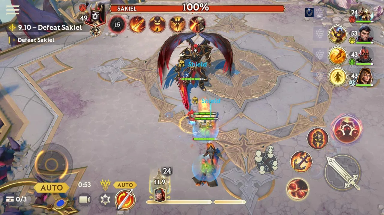 Sakiel – Skill 1 – Lost Sword