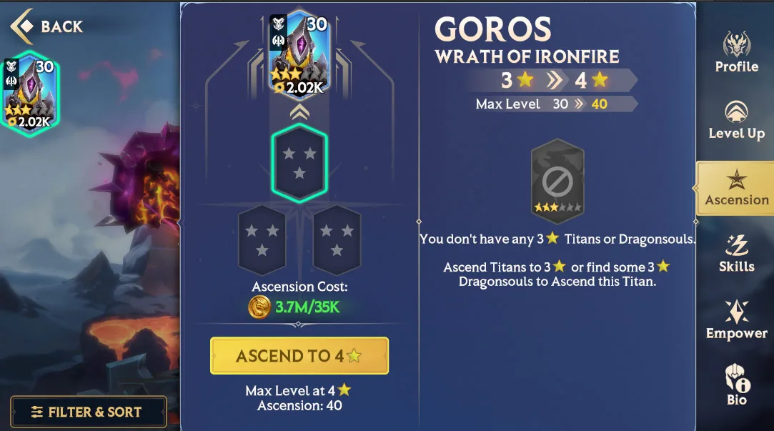 Upgrading Titans – Ascension