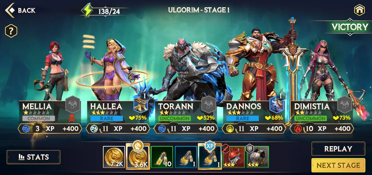 How Invokers Work In Battle – Battle Results Screen