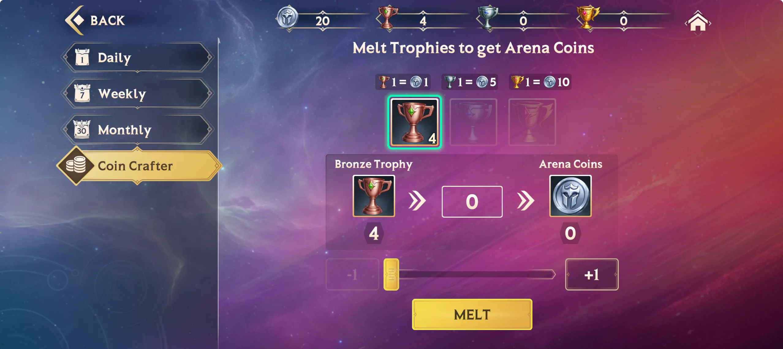 Arena – The Trophy Room
