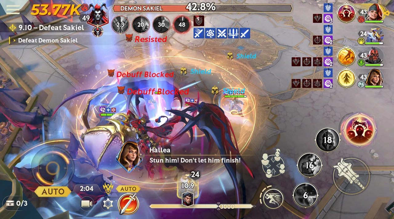 Sakiel – Skill 4 – Fallen Blades
