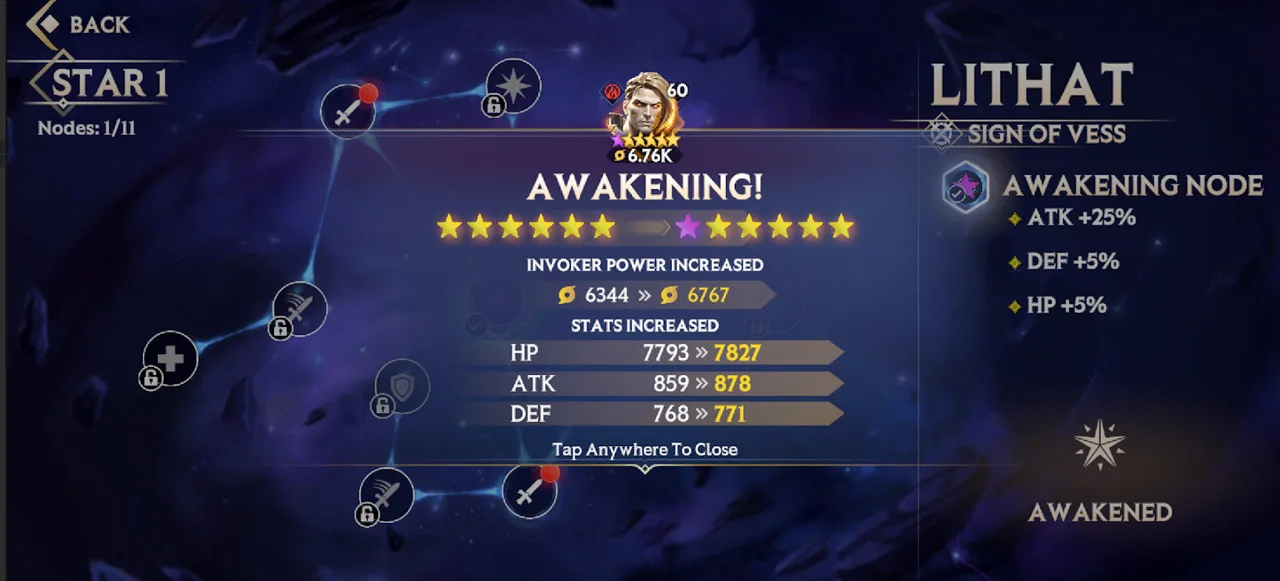 Invoker Awakening – Unlocking Nodes
