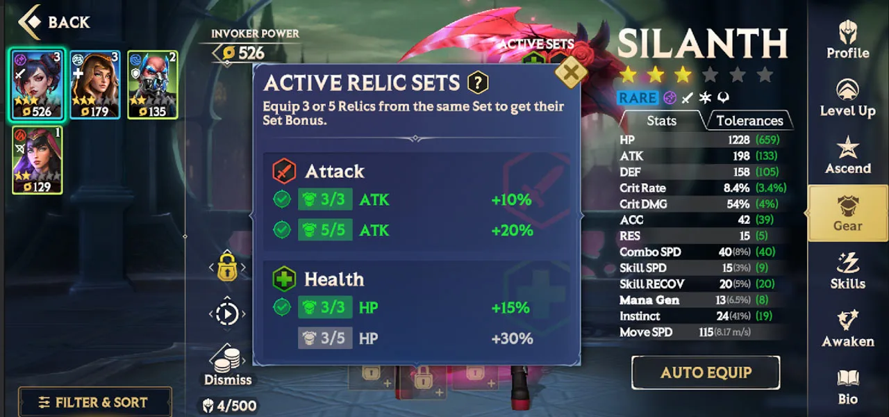 Relics – Sets