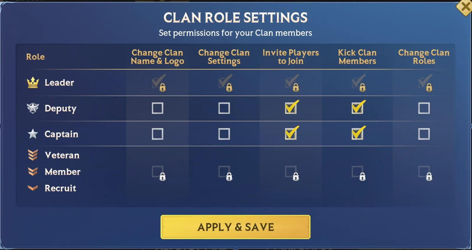 Clans – Creating A Clan