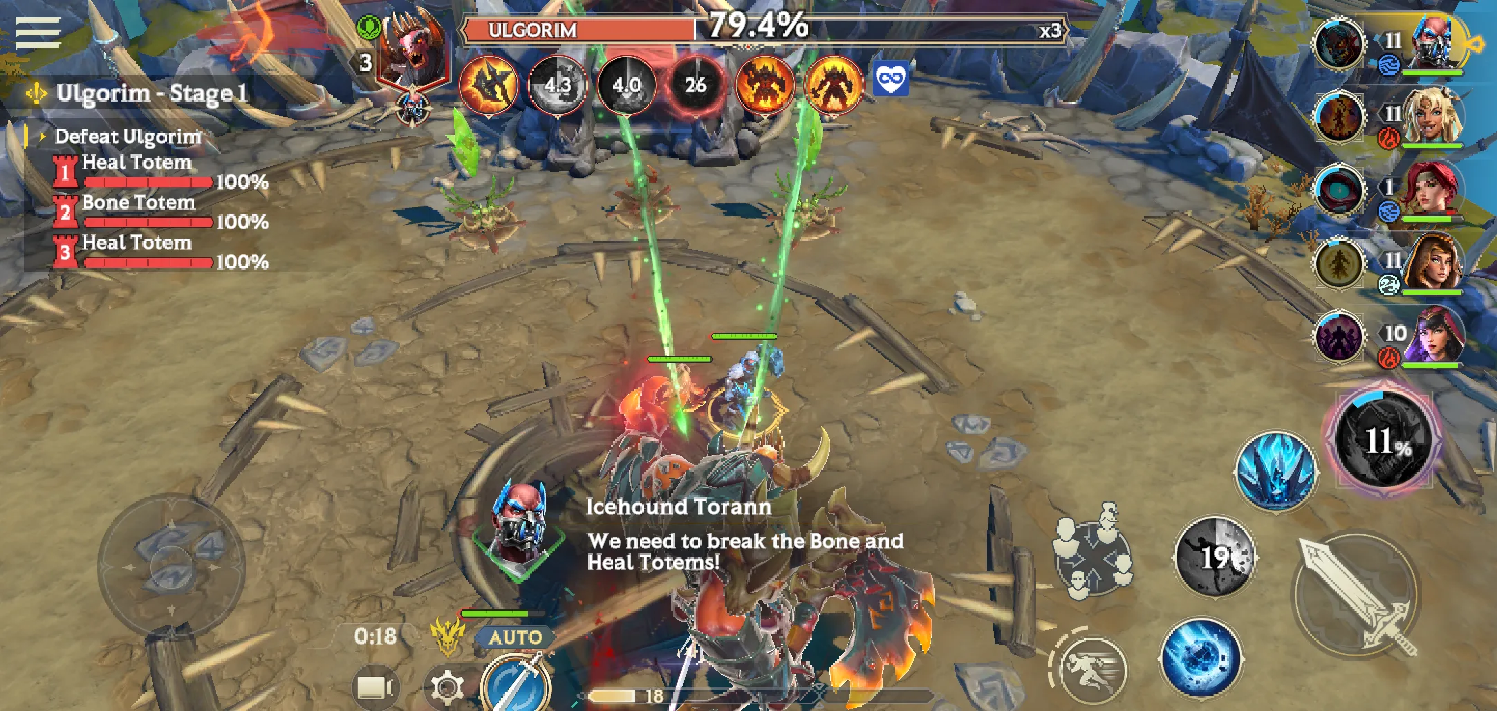 Ulgorim – Skill 3 – Ancestral Wards