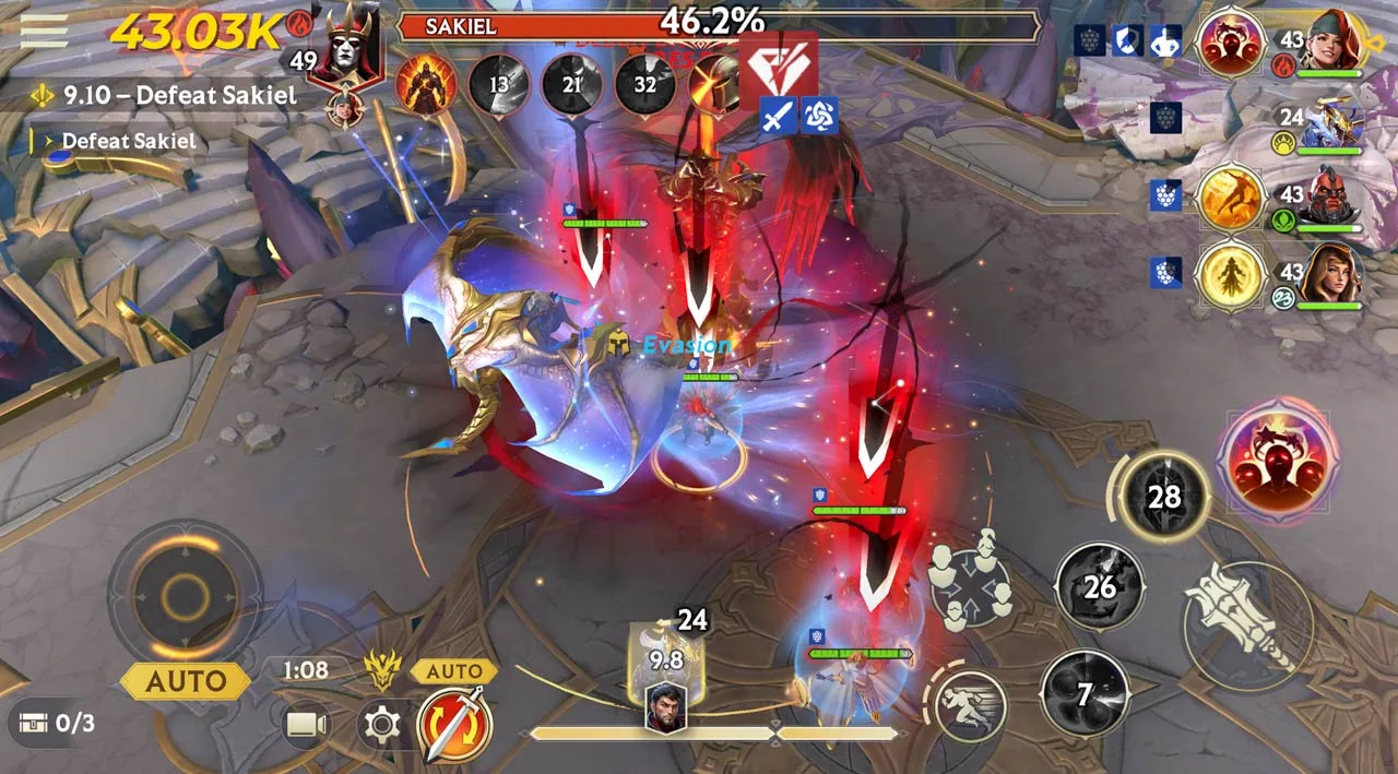 Sakiel – Skill 4 – Fallen Blades