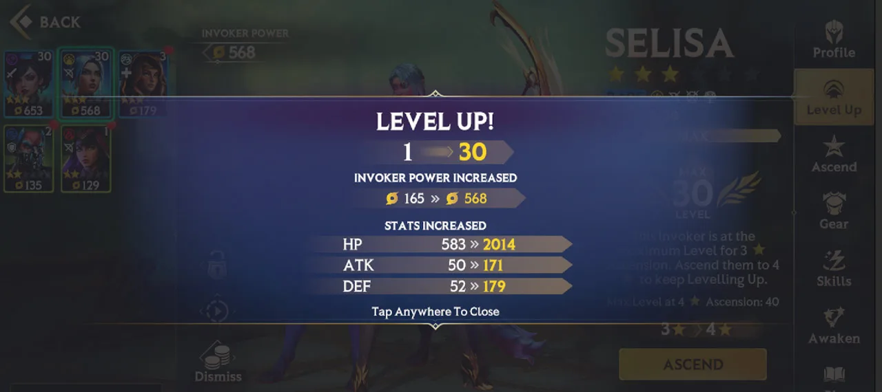 Levelling Up Invokers